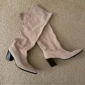 ZARA Slouchy Modern Western Knee-High Boots – EU 40 / US 9 –